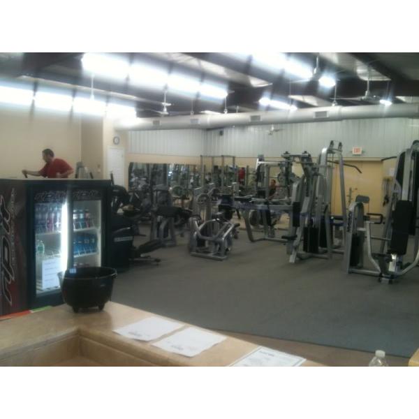 A gym stocked with both new and remanufactured gym equipment. A gym stocked with both new and remanufactured gym equipment.