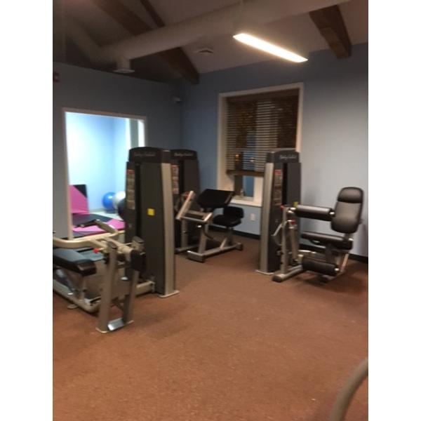 A gym with a wide selection of new and remanufactured gym equipment. A gym with a wide selection of new and remanufactured gym equipment.