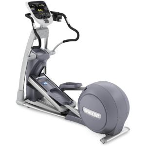 The Precor EFX 833 Elliptical - Serviced is shown on a white background, along with new & remanufactured gym equipment.