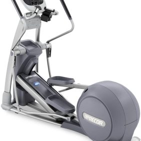 The Precor EFX 835 Elliptical - Remanufactured, a new and remanufactured gym equipment, is shown on a white background.