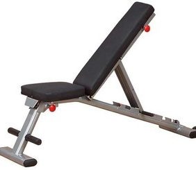 A new Body Solid Folding F.I.D. Bench (fully assembled) - New on a white background.