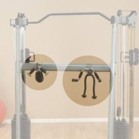 A Body Solid GDCC Accessory Rack - New, with two handles on it, available in both new and remanufactured options.