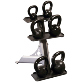 A Body Solid Kettlebell Rack - New.