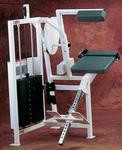 A new Cybex Classic Selectorized Back Extension - Remanufactured with a green seat.