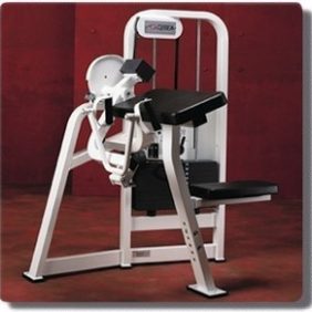 A new Cybex VR2 Selectorized Arm Curl - Remanufactured gym machine.