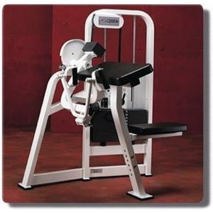 A new Cybex VR2 Selectorized Arm Curl - Remanufactured gym machine.