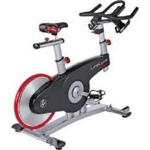 A new Life Fitness GX Indoor Cycle Bike - Serviced on a white background.