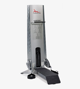 A new FreeMotion Hamstring - Remanufactured machine with a step on top of it.