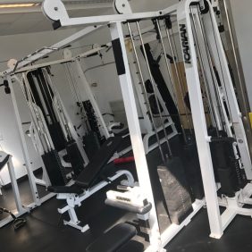 A gym with a wide selection of new and remanufactured Icarian 6 Stack Jungle Gym Remanufactured equipment.
