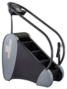 A new Jacobs Ladder Stairway GTL - NEW fitness machine with a step on it.