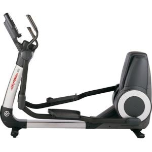 A new Life Fitness 95X Engage Elliptical - Remanufactured on a white background.