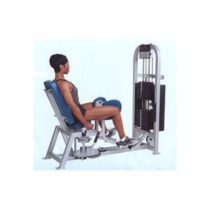 A man is sitting on a Life Fitness PRO Adductor - Remanufactured machine.