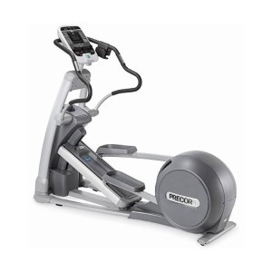 A new and remanufactured Precor EFX 546i Experience Elliptical - Serviced on a white background.