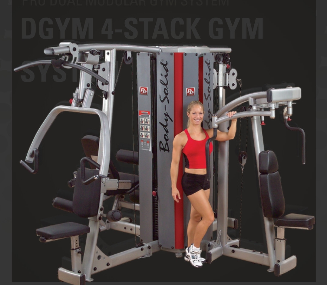 New & Remanufactured Body Solid DGYM 4 Stack Gym.
