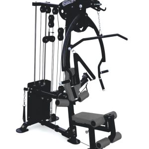 A new Muscle D Compact Single Stack Gym - New on a white background.