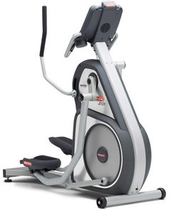 The Star Trac Elite Elliptical Crosstrainer - Remanufactured is shown on a white background. It is new gym equipment.