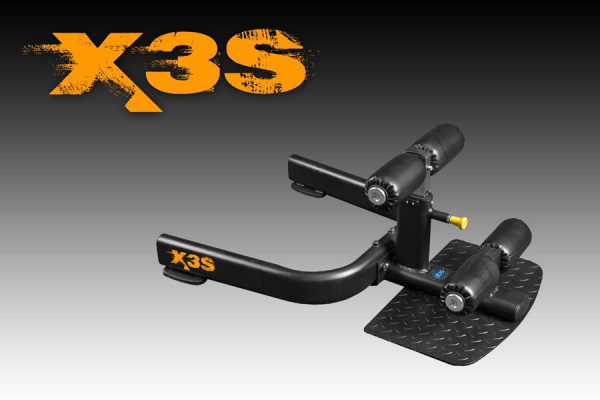 The X3S Bench - New, a new gym equipment, is shown on a black background.