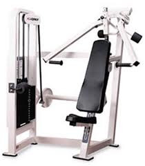 A new gym machine on a white background.