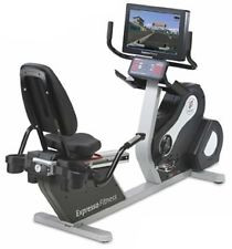 A New exercise bike with a monitor. A New exercise bike with a monitor.
