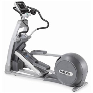 The recumbent bike, a piece of new gym equipment, is shown on a white background. The recumbent bike, a piece of new gym equipment, is shown on a white background.