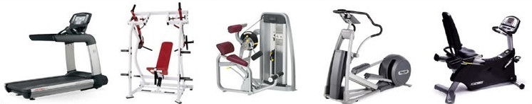 A new machine with a red cushion. A new machine with a red cushion.