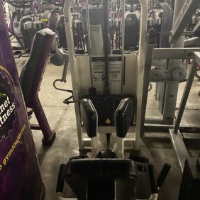 A gym with a wide selection of exercise equipment, including both new and remanufactured options.