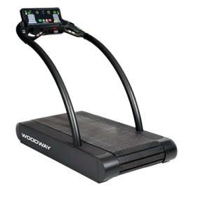 A new Woodway 4Front - Remanufactured treadmill on a white background.