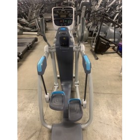 In a gym filled with various exercise equipment, the Cybex 626 Arc Trainer - As Is Functional stands out, offering a premium workout experience.