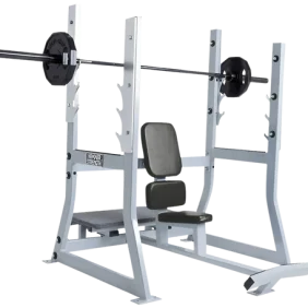 Hammer Strength Olympic Military Bench- As Is Functional