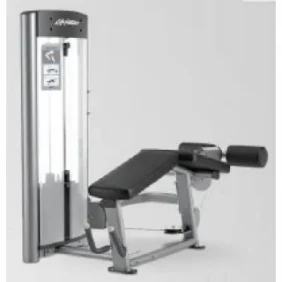 Life Fitness Optima Prone Leg Curl- As Is Functional