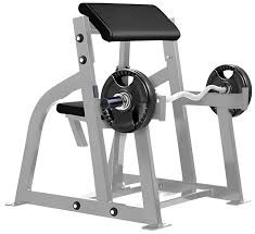 Life Fitness Signature Seated Preacher Curl- As Is Functional